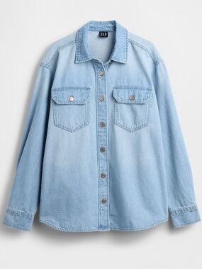NWT GAP DENIM SHACKET 100% COTTON